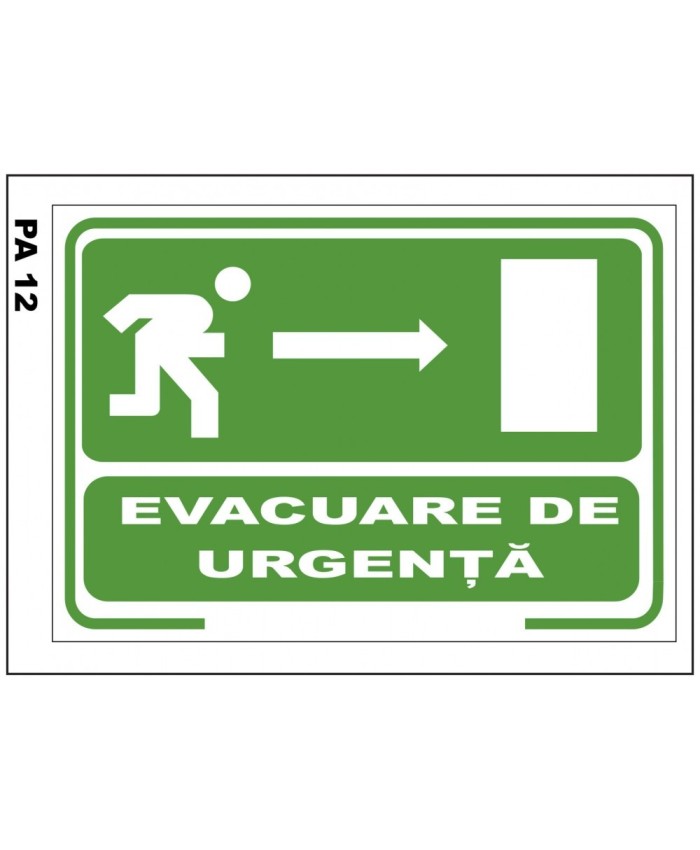 Indicatoare Pentru Evacuare De Urgenta Dreapta