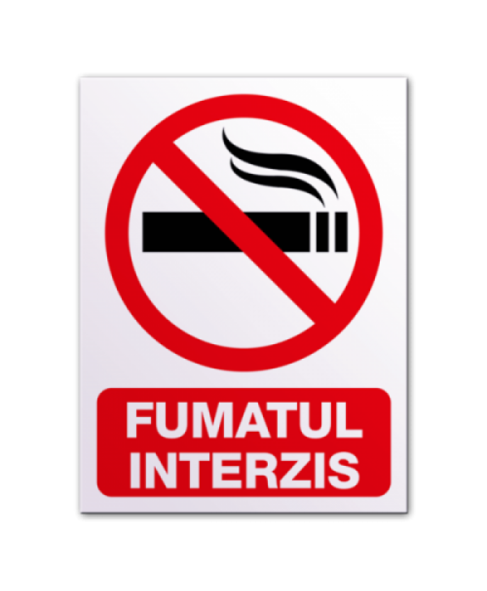 Indicatoare Fumatul Interzis