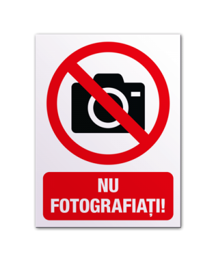 Indicatoare Pentru Fotografierea Interzisa