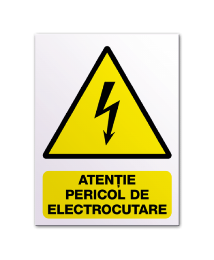 Indicatoare Pentru Prevenire Electricitate