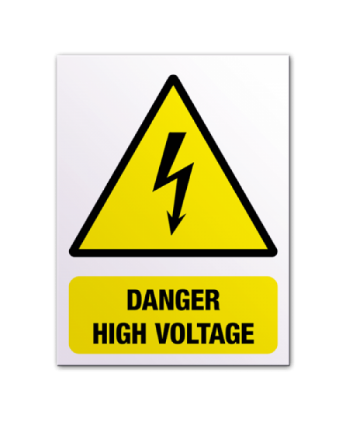 Sign Danger High Voltage
