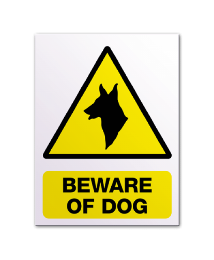 Sign Beware Of Dog