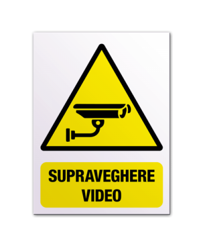 Indicatoare Pentru Supraveghere Video In Cladiri