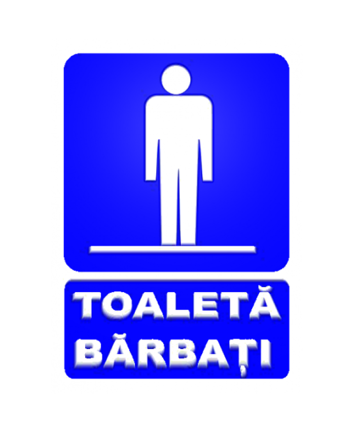 Indicatoare Pentru Toaleta Barbati