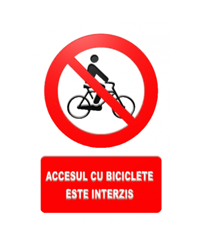 Indicatoare Pentru Interzicerea Biciclisti
