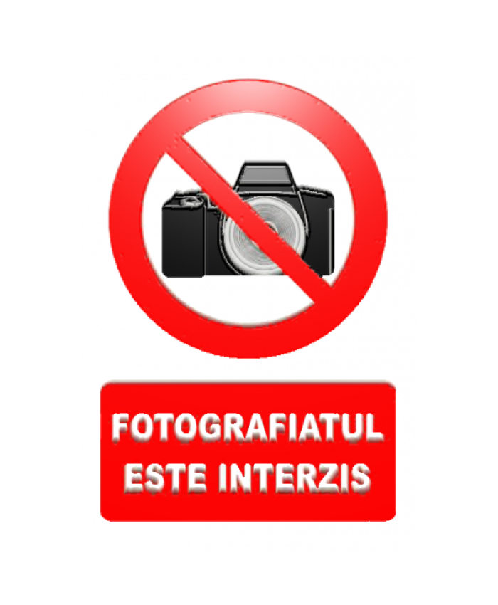 Indicatoare Pentru Interzicerea Fotografiatului