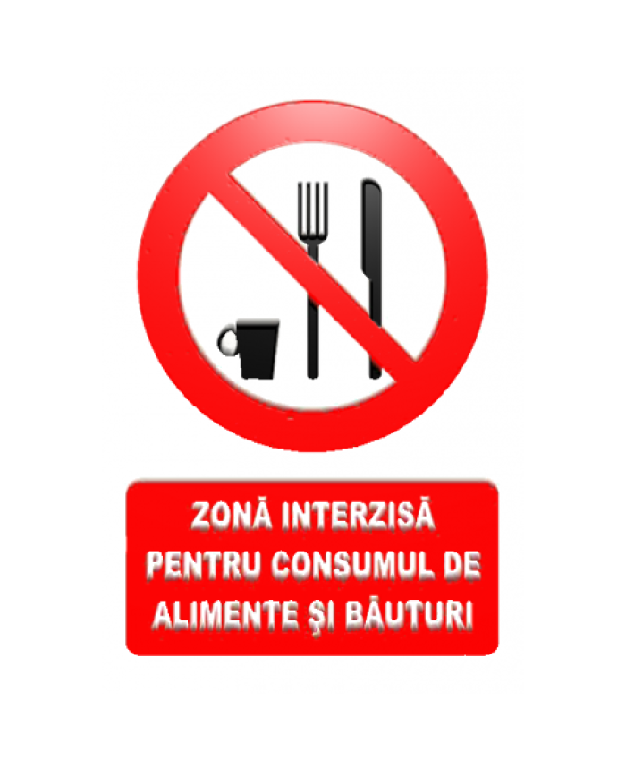 Indicatoare Pentru Interzicerea Alimentelor Si Bauturi